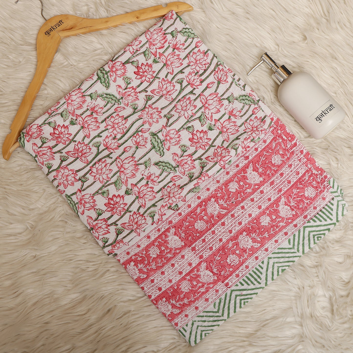 Bath Towel- Lotus Bloom