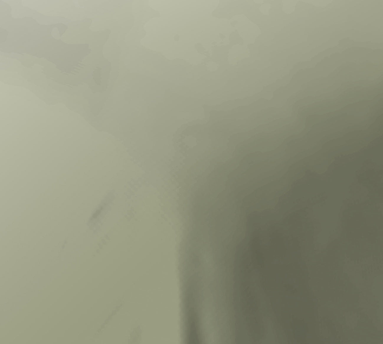 Ombre Cotton Bedsheet - Smoke Green