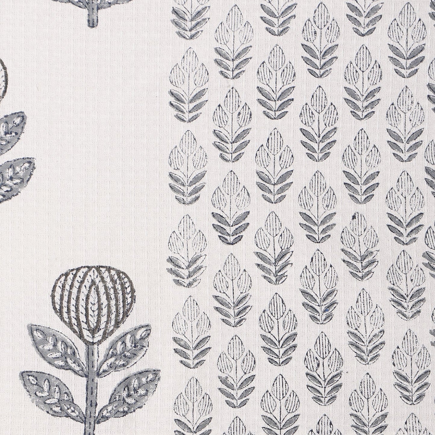 Bath Towel- Grey Tulips
