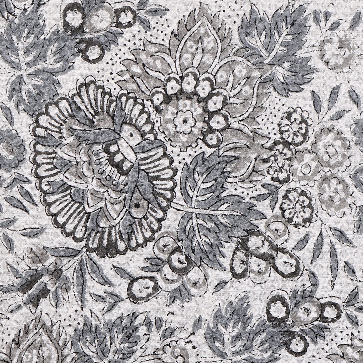 Bath Towel- Grey Tropical