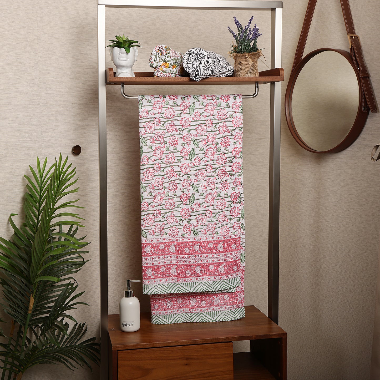 Bath Towel- Lotus Bloom