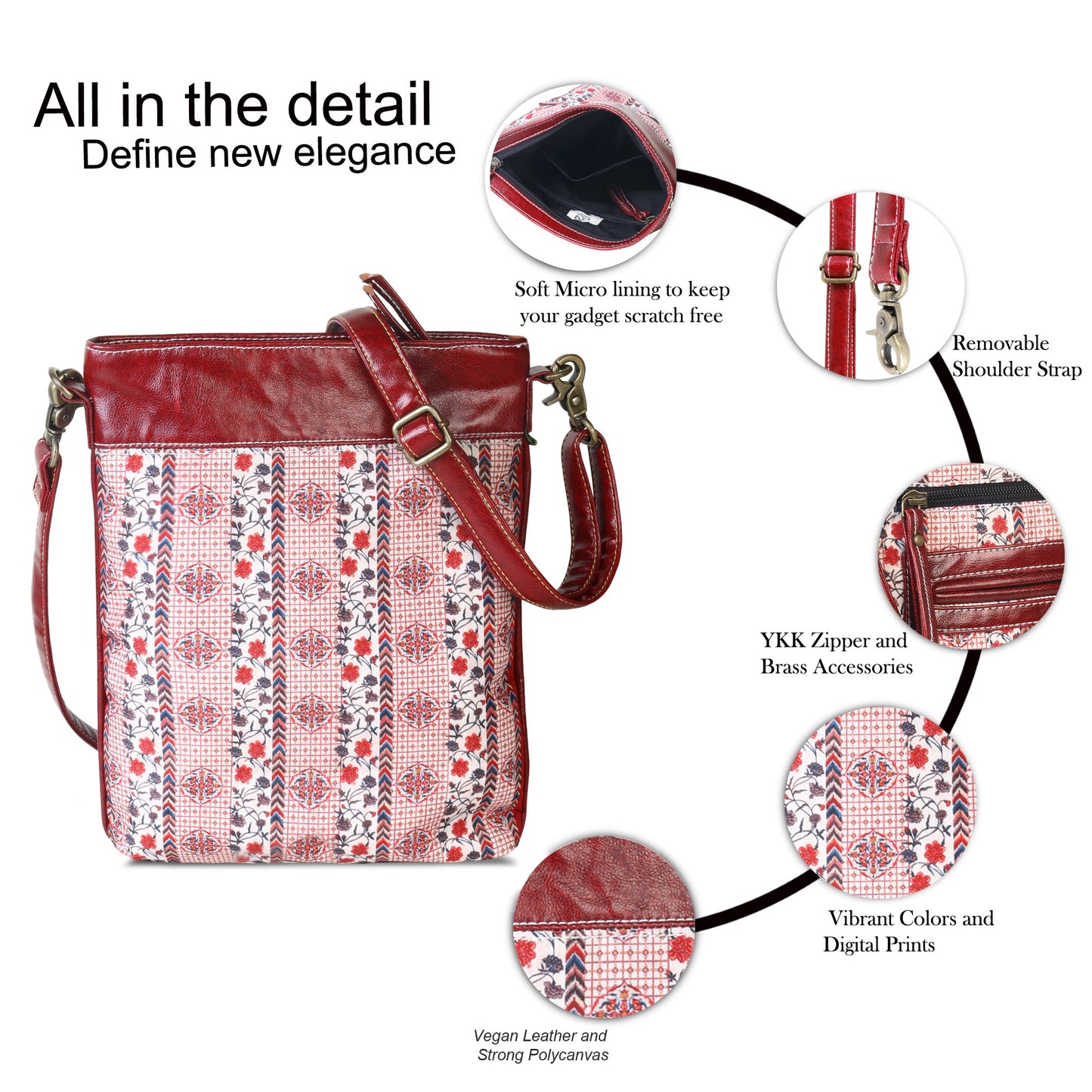 Sling Bag- Ethnic Floral