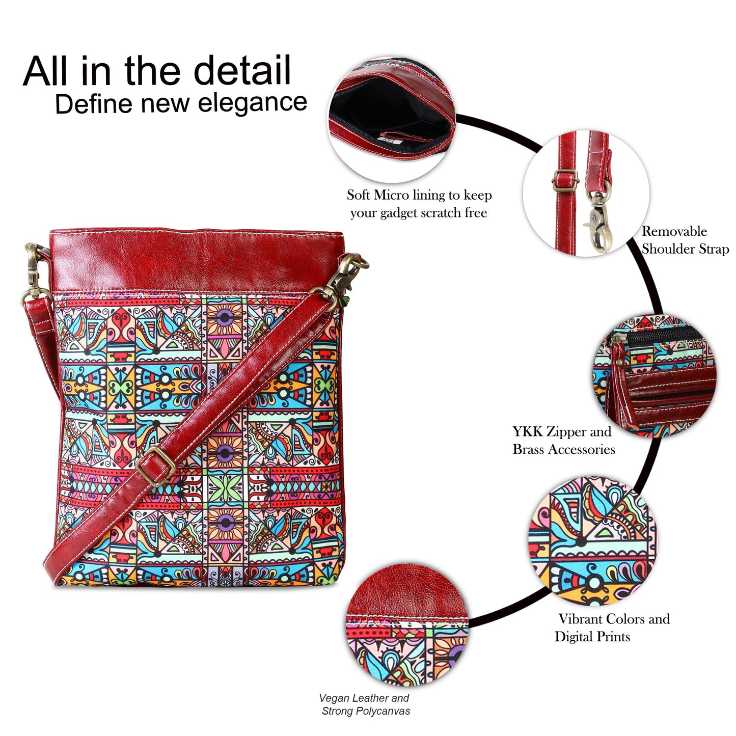 Sling Bag- Tribal Patterns
