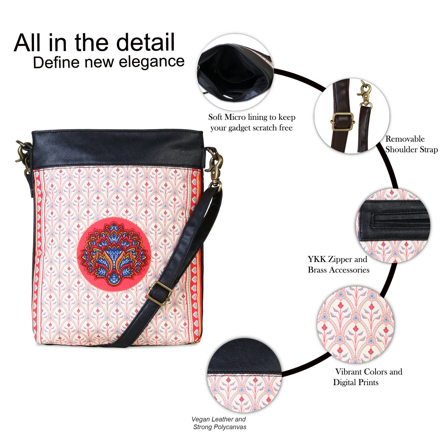 Sling Bag- Mughal Peacock