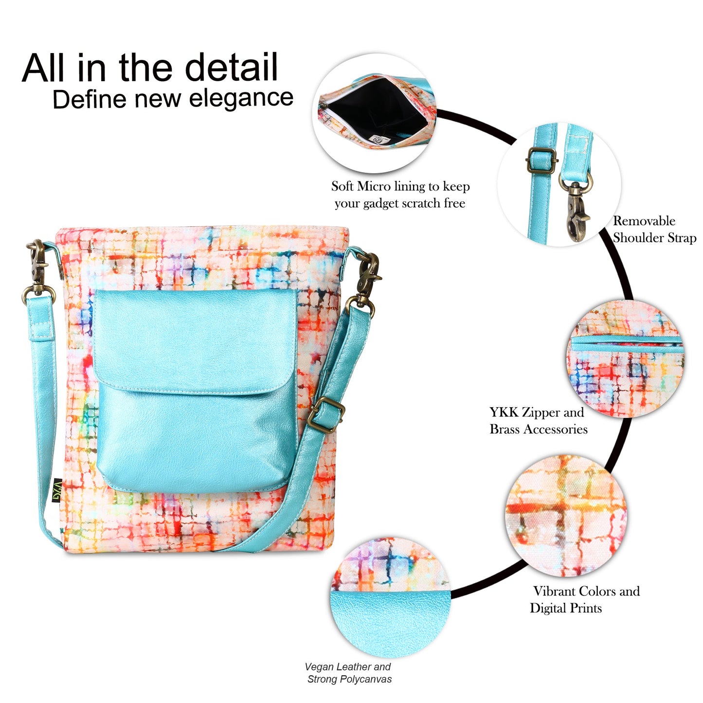 Sling Bag- Pop Blue
