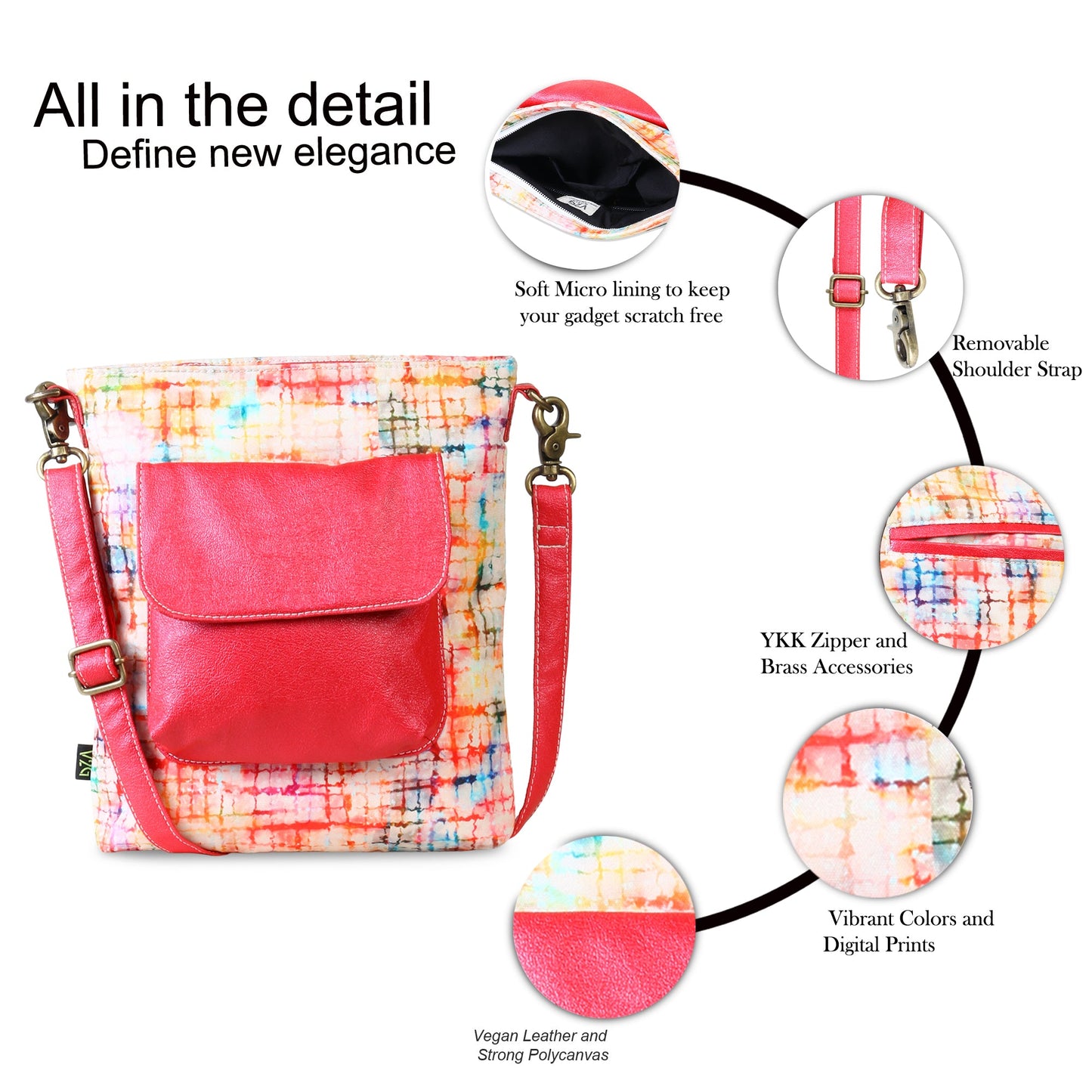 Sling Bag- Pop Pink