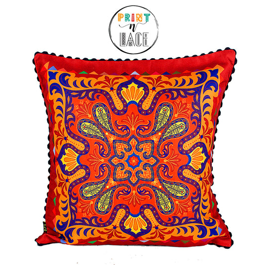 Print n Lace 053(red n orange)