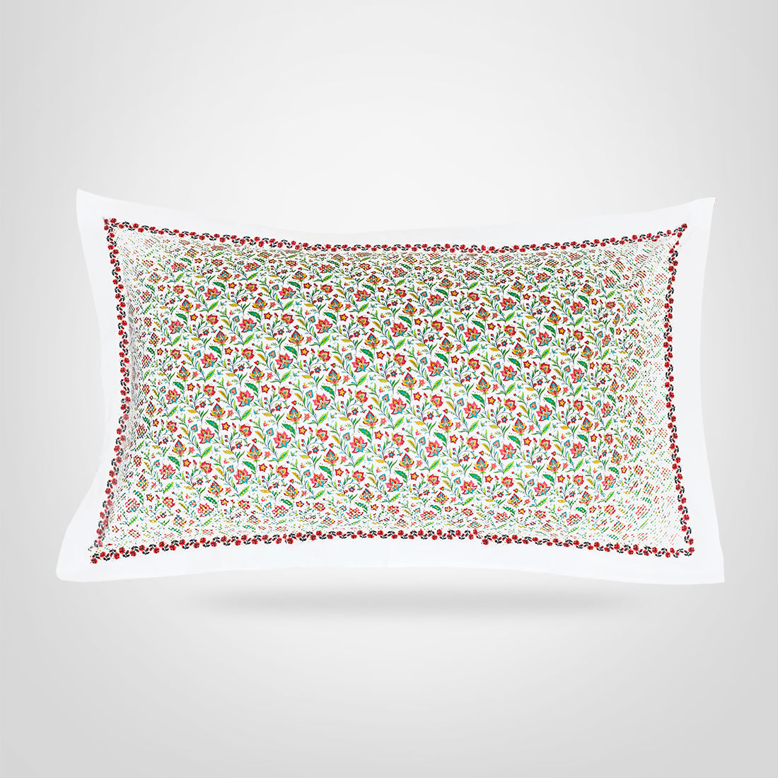 Pillow Covers-Printed- All over Flowers- Pair