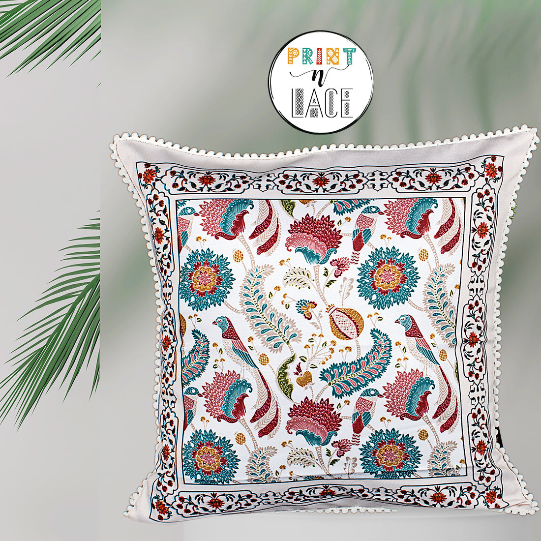 Print n Lace 071 (Beige n Multi)