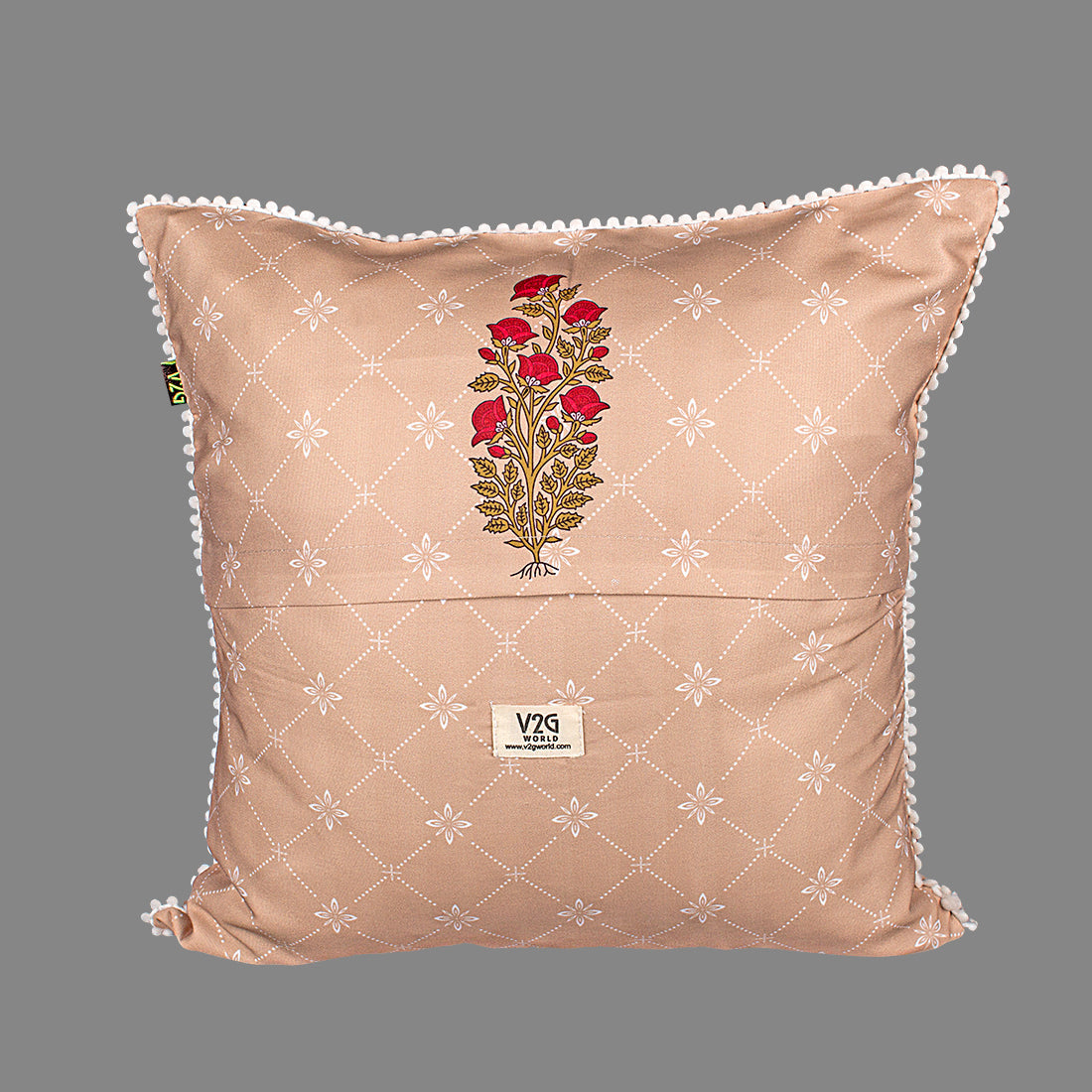 Print n Lace 084 (Beige n Red)