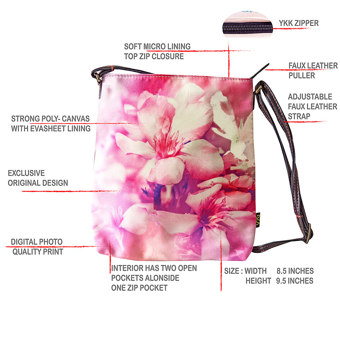 Sling Bag-Hibiscus