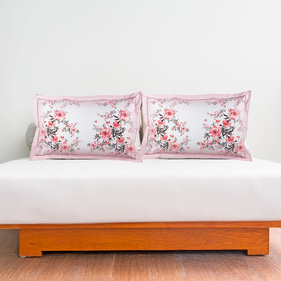 Pillow Covers-Printed-Just Flower- Pair