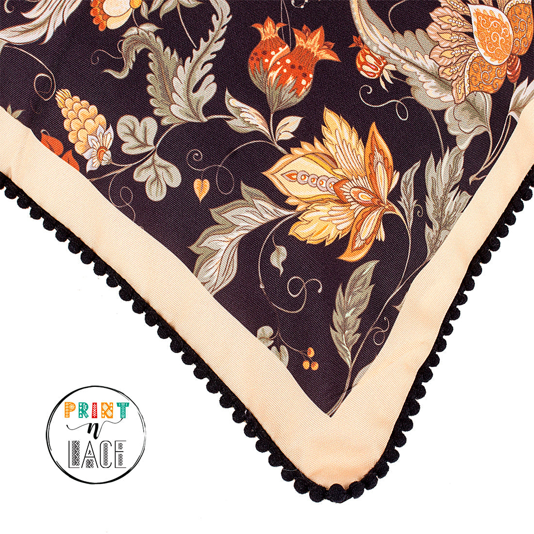 Print n Lace 050(beige n multi)