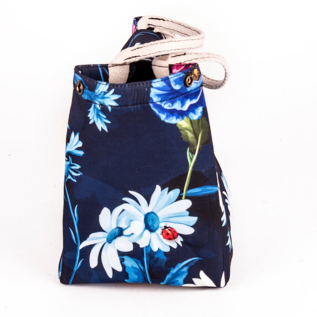 Lunch Bag-Blue Floral