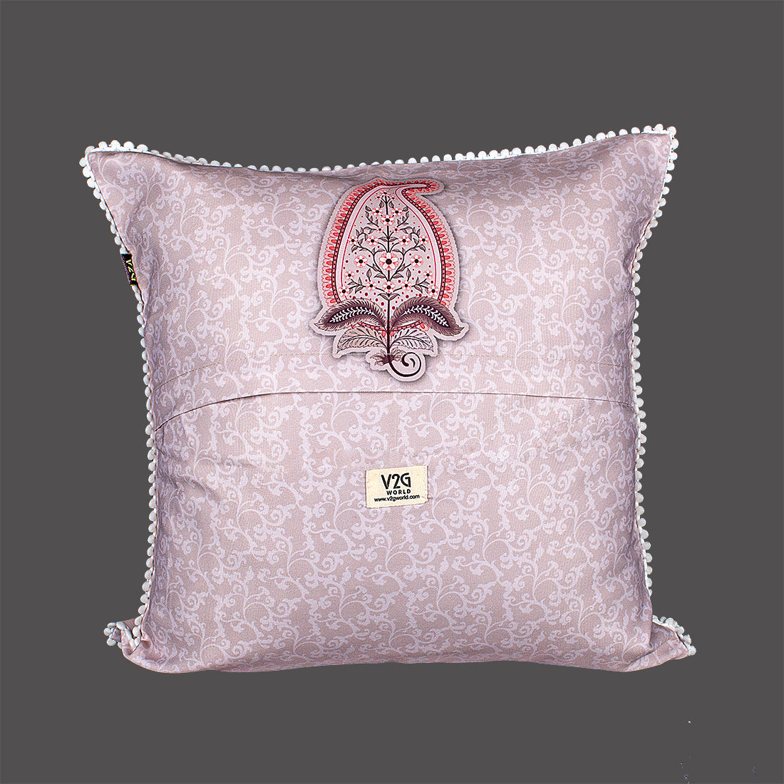 Print n Lace 067 (Dusky Beige n Pink)