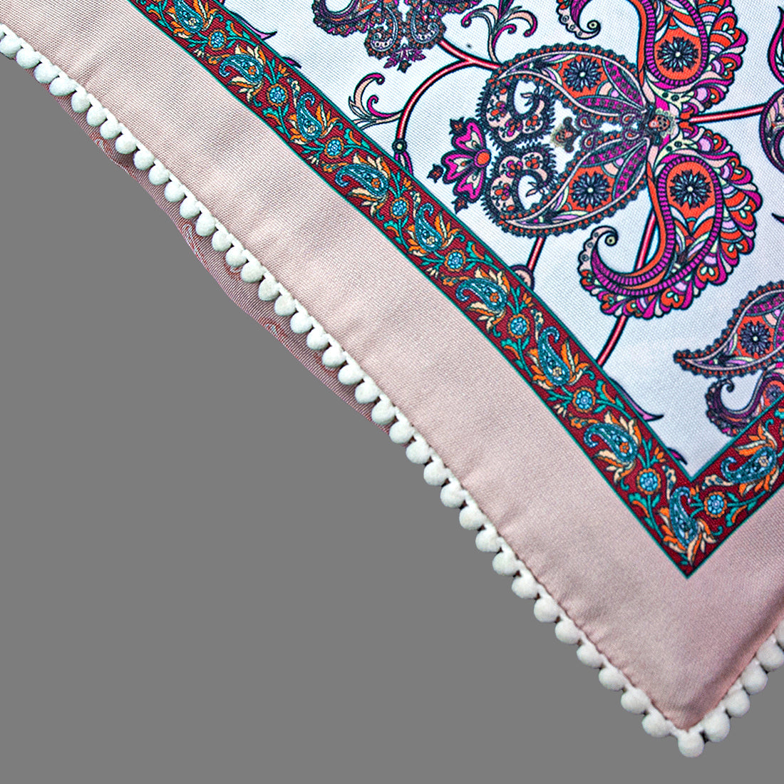 Print n Lace 087 (Pinkish Beige n Multi)