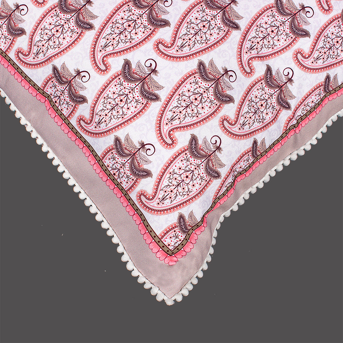 Print n Lace 067 (Dusky Beige n Pink)