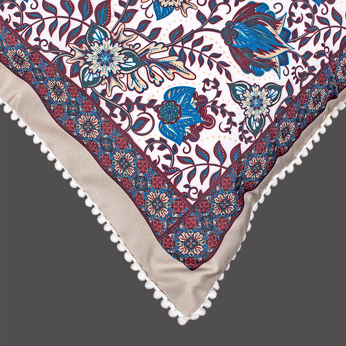 Print n Lace 063 (Dusty Brown n Multi)