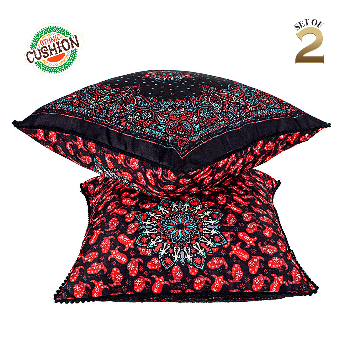 Print n Lace 058(black n multi)