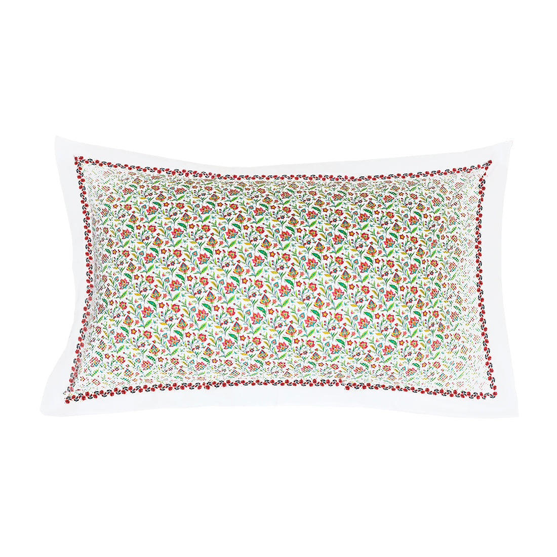 Pillow Covers-Printed- All over Flowers- Pair
