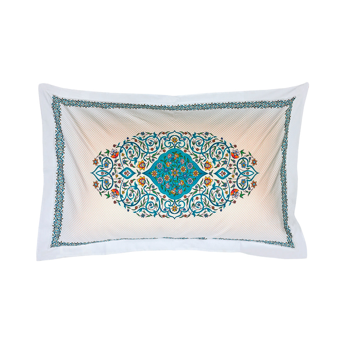 Pillow Covers-Printed- Mughal Motifs- Pair