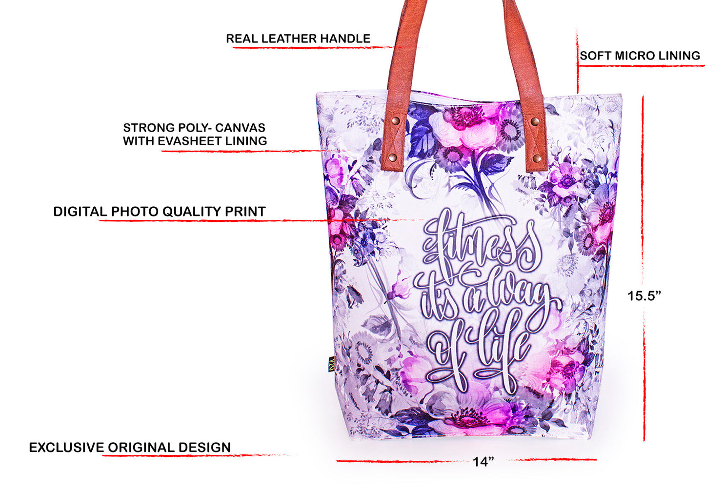 Tote Bag-fitness ,it’s a way of life