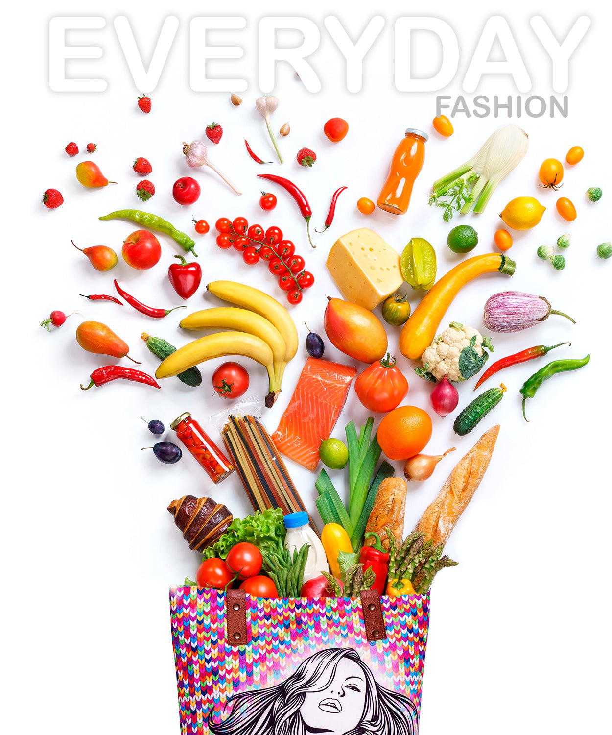 Tote Bag-Fashion Girl