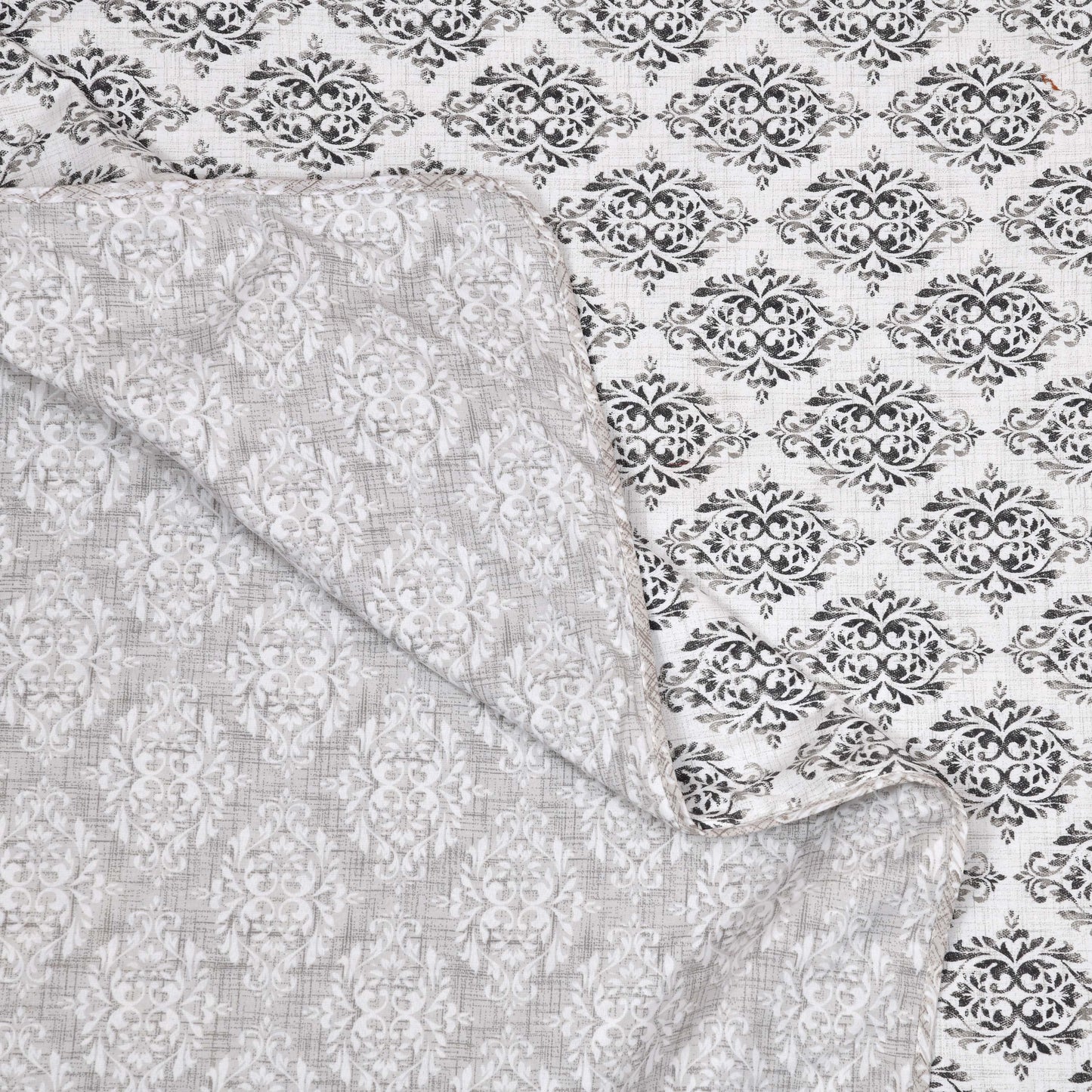 Dohar Cotton-Double Bed- Ethnic Green Buti