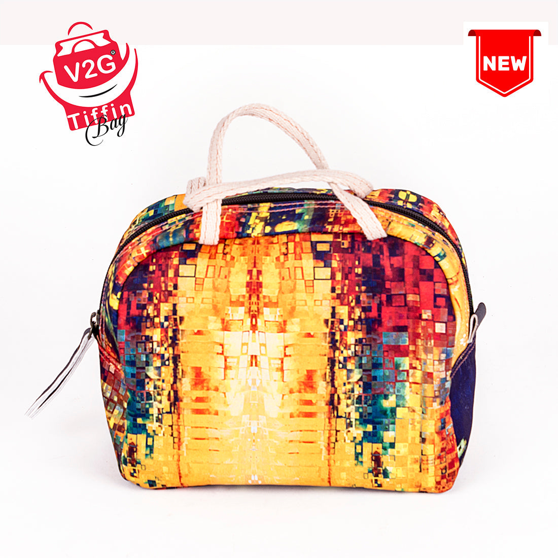 Lunch Bag-Colored Mosaic