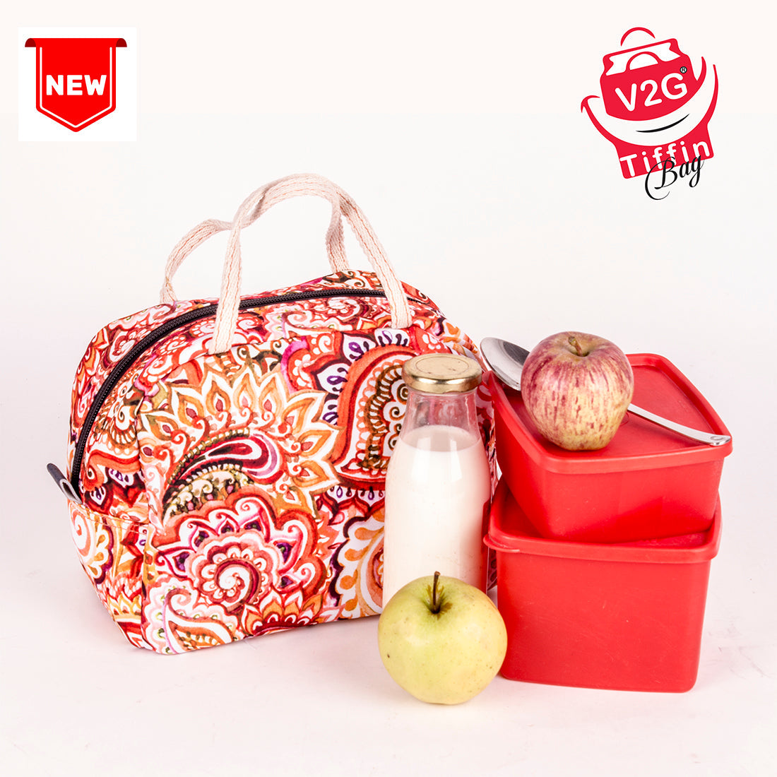Lunch Bag-Intricate Paisely