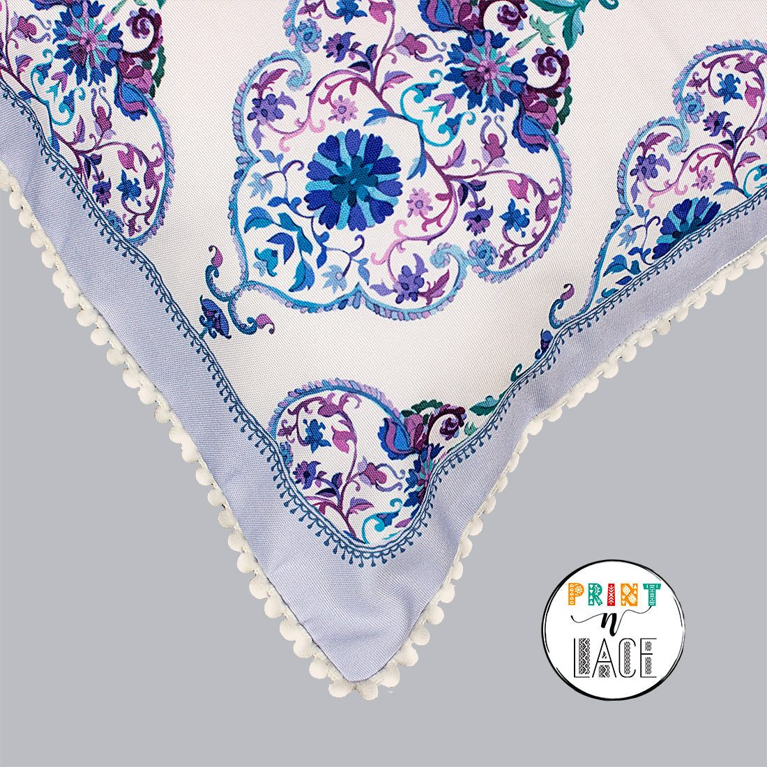 Print n Lace 057(pista green n blue)