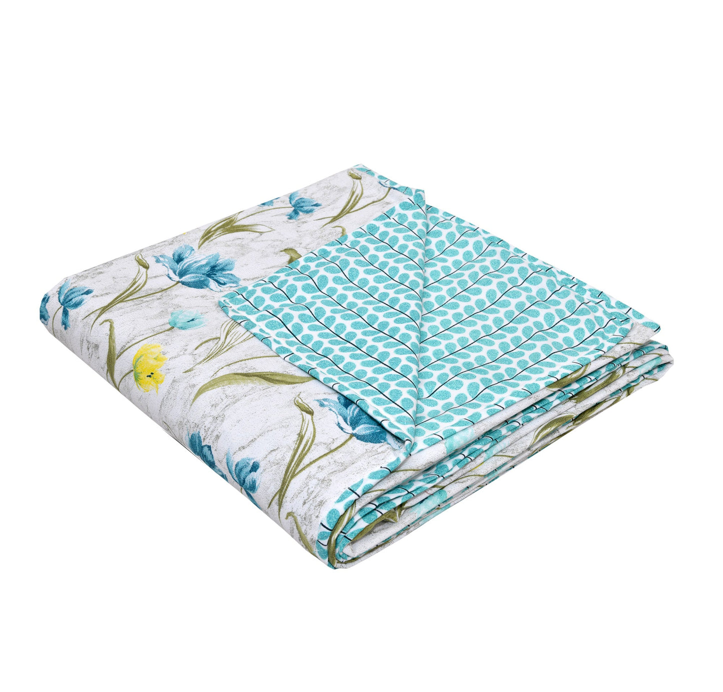 Dohar Cotton- Double Bed- Blue Tulips