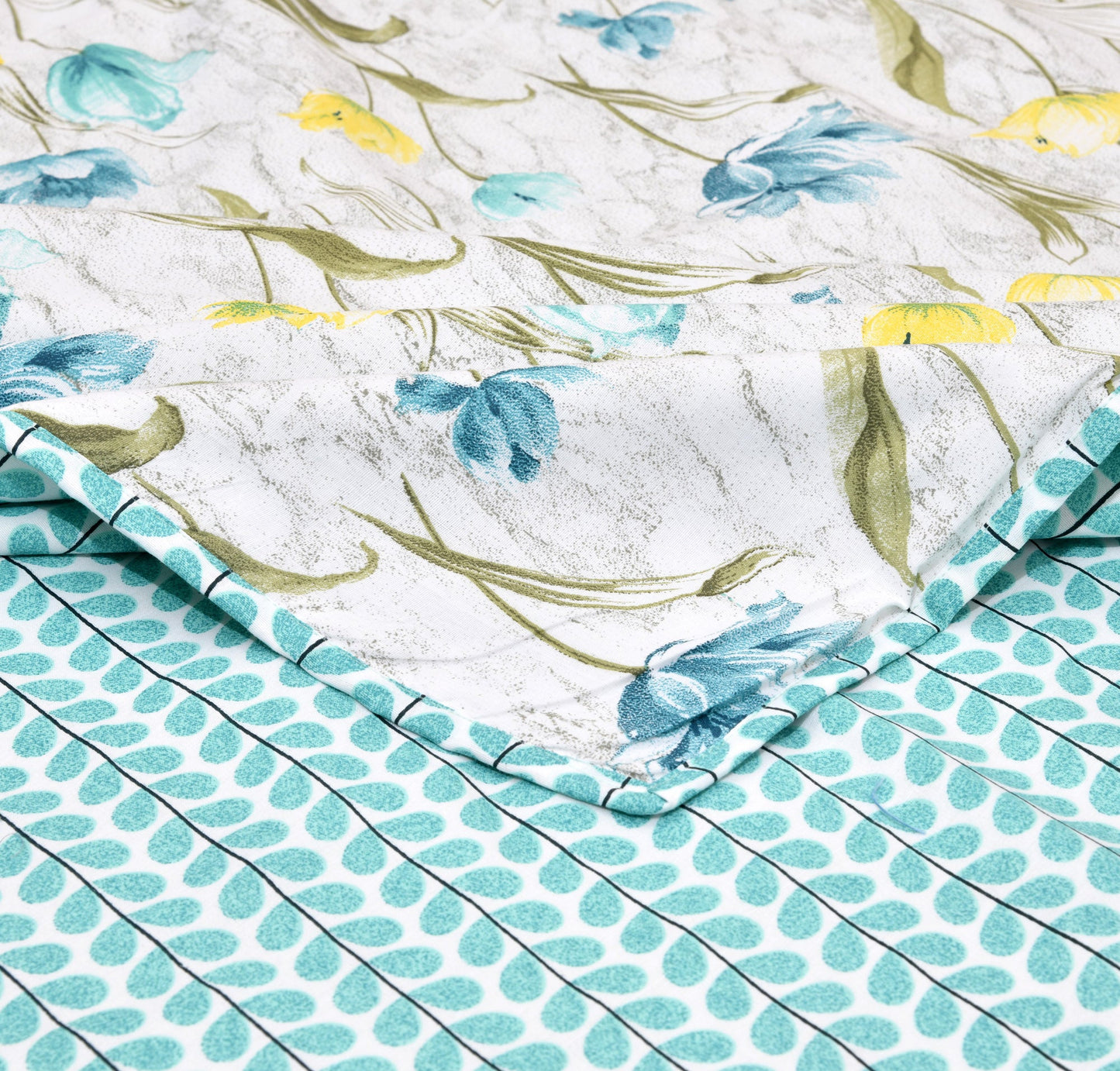 Dohar Cotton- Double Bed- Blue Tulips