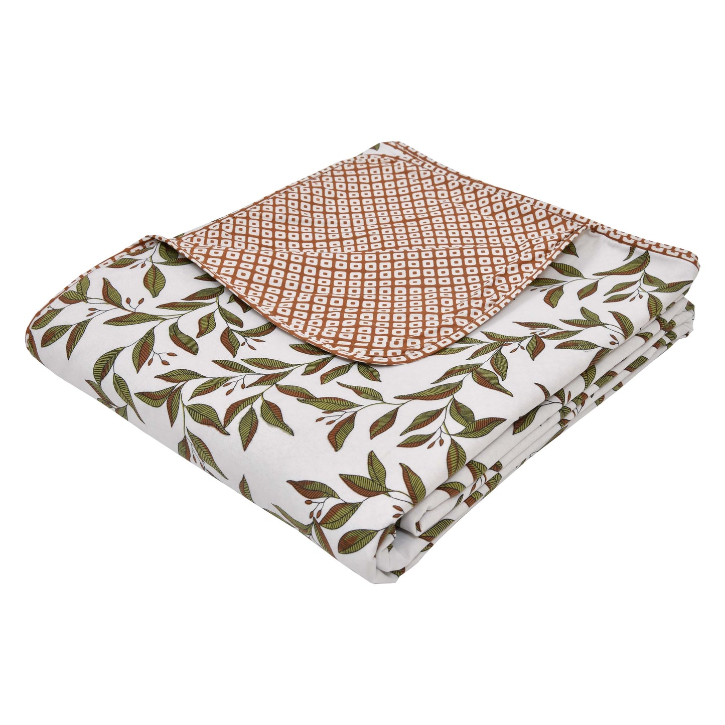 Dohar Cotton-Double Bed-Autumn Rust
