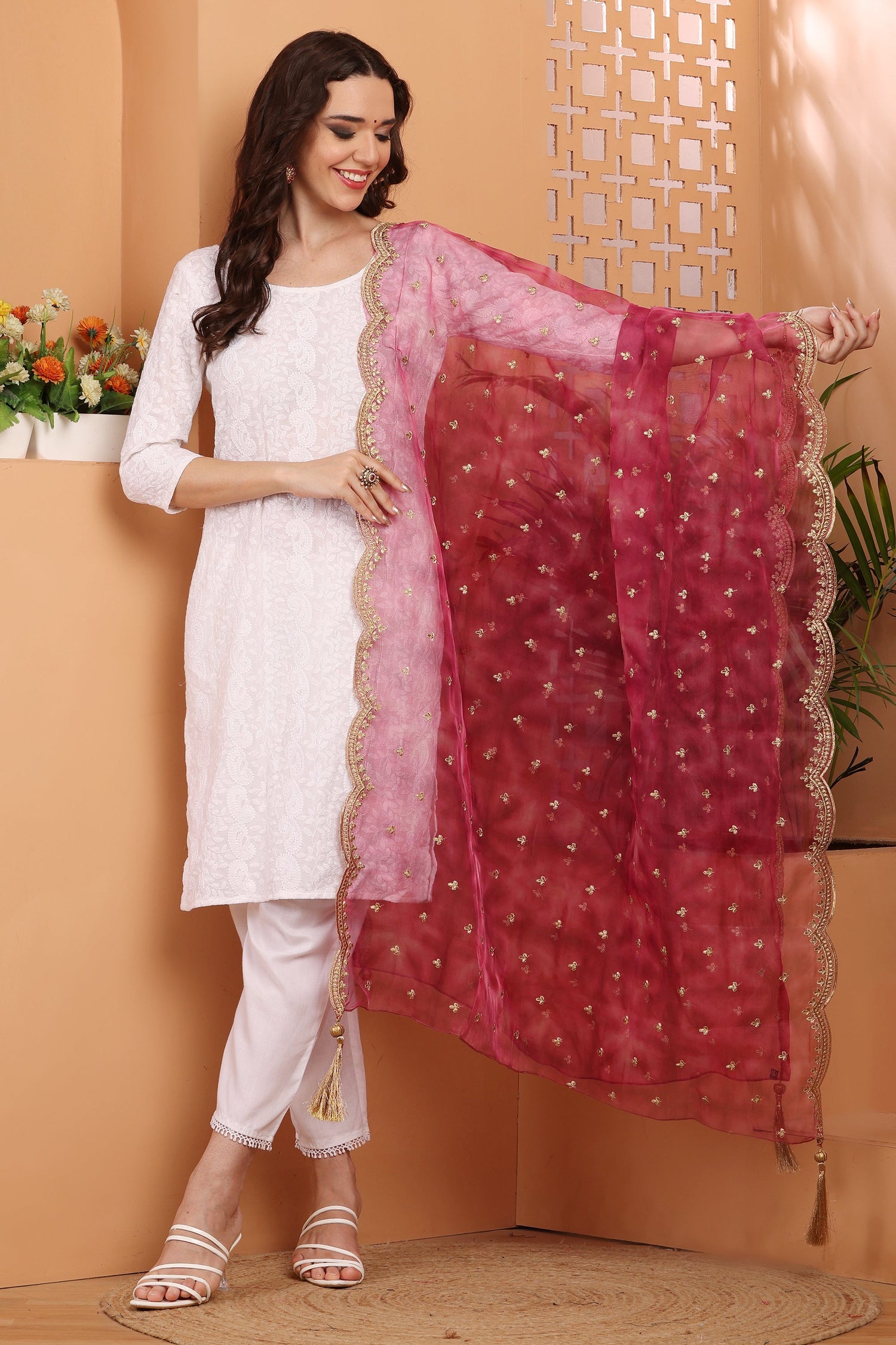 Tänä-Bänä (Organza/Georgette Dupatta)