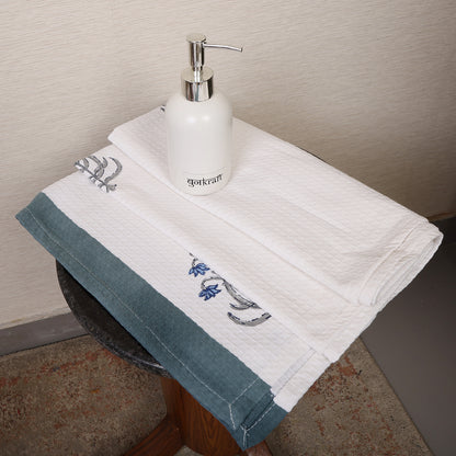 Bath Towel- Blue Lotus