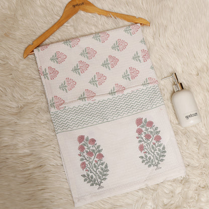 Bath Towel- Pink Bloom