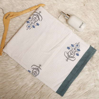 Bath Towel- Blue Lotus