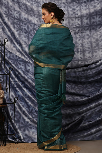 Handloom Saree- Peacocok Grace