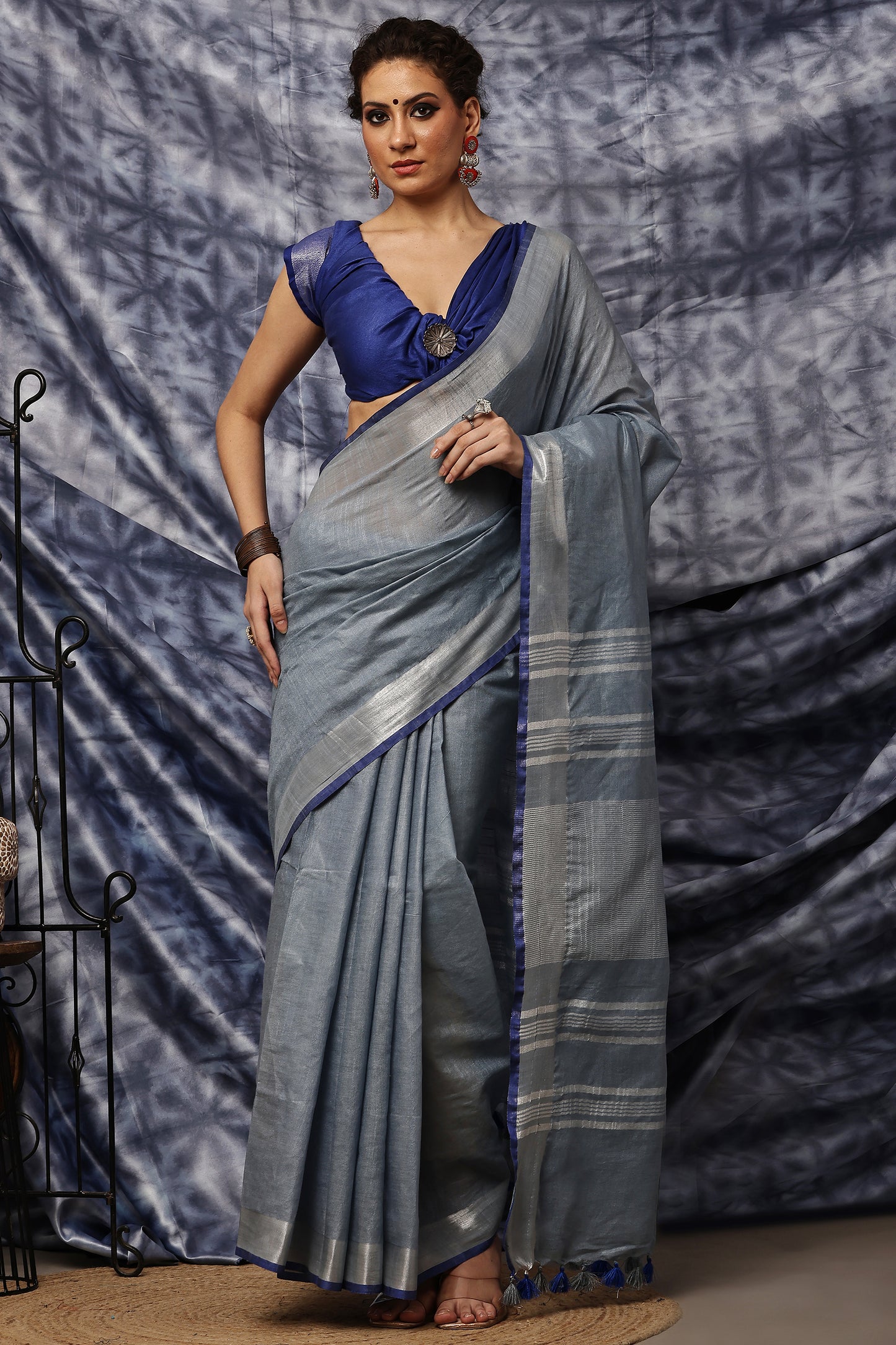 Handloom Saree- Monsoon Hues