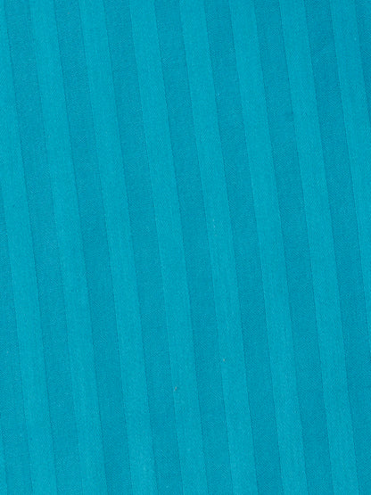 Cotton Bedsheet - Double Bed - Aqua Blue