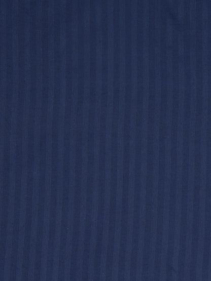 Cotton Bedsheet - Double Bed - Navy Blue
