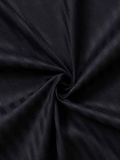 Cotton Bedsheet - Double Bed -Solid Black