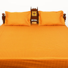 Plain Bedsheet - Double Bed - Mustard Yellow