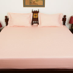 Plain Bedsheet - Double Bed - Peach