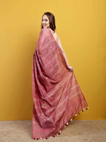 Handloom Saree- Gulabika