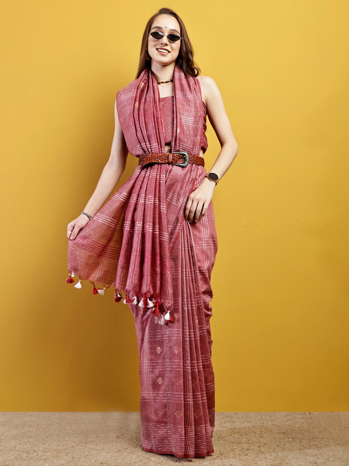 Handloom Saree- Gulabika