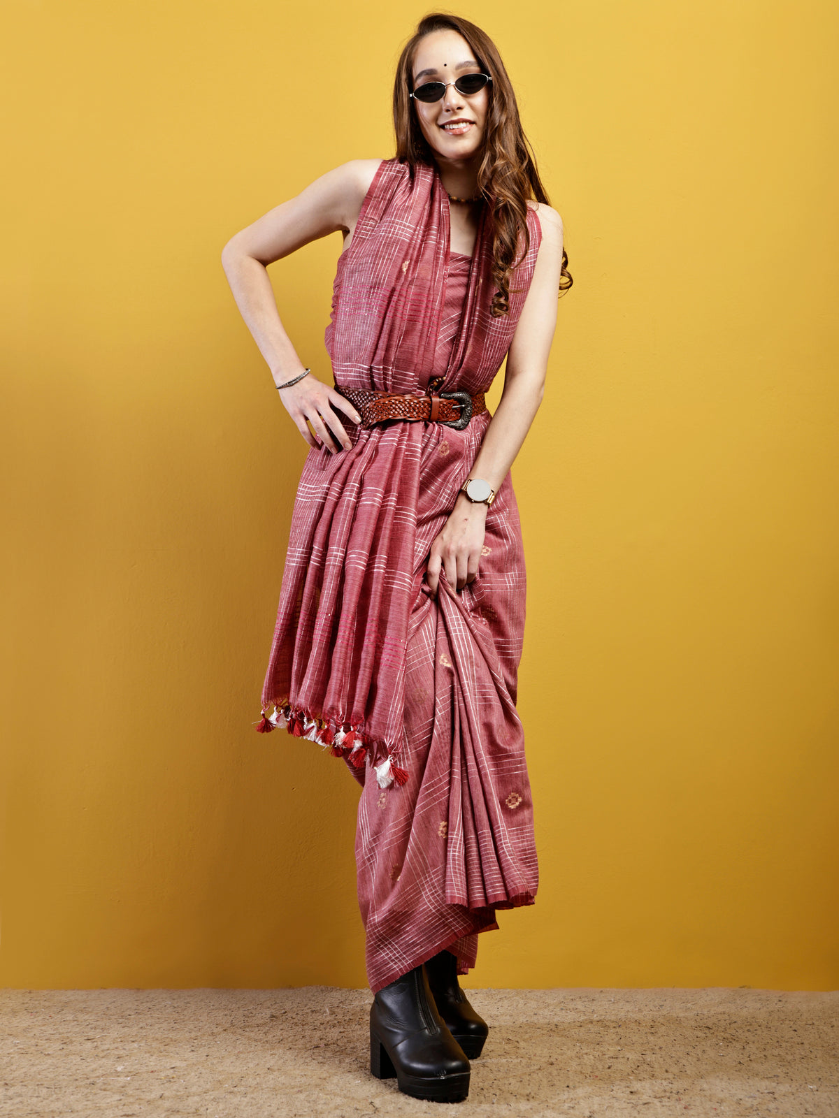 Handloom Saree- Gulabika