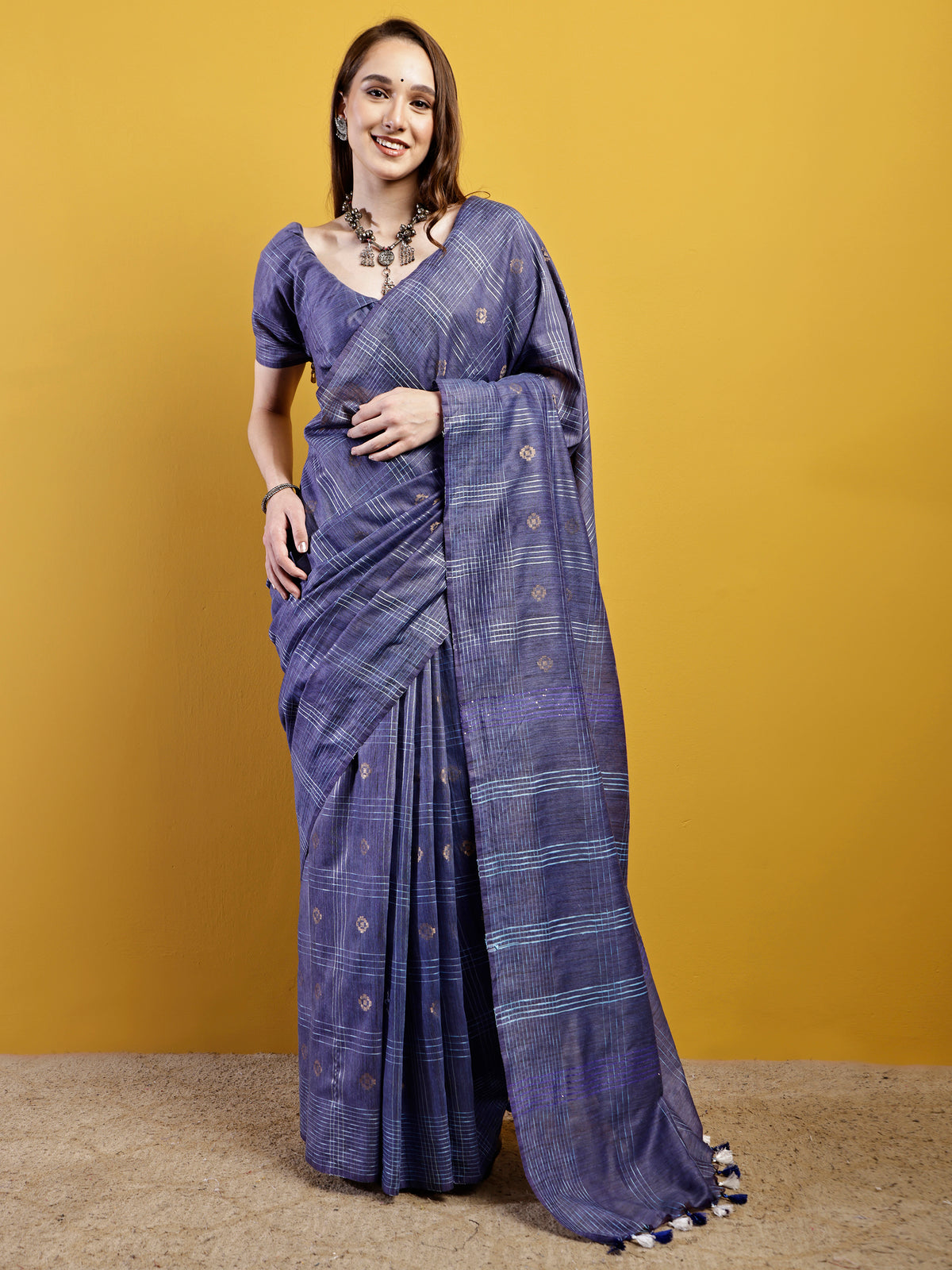 Handloom Saree-Neelika
