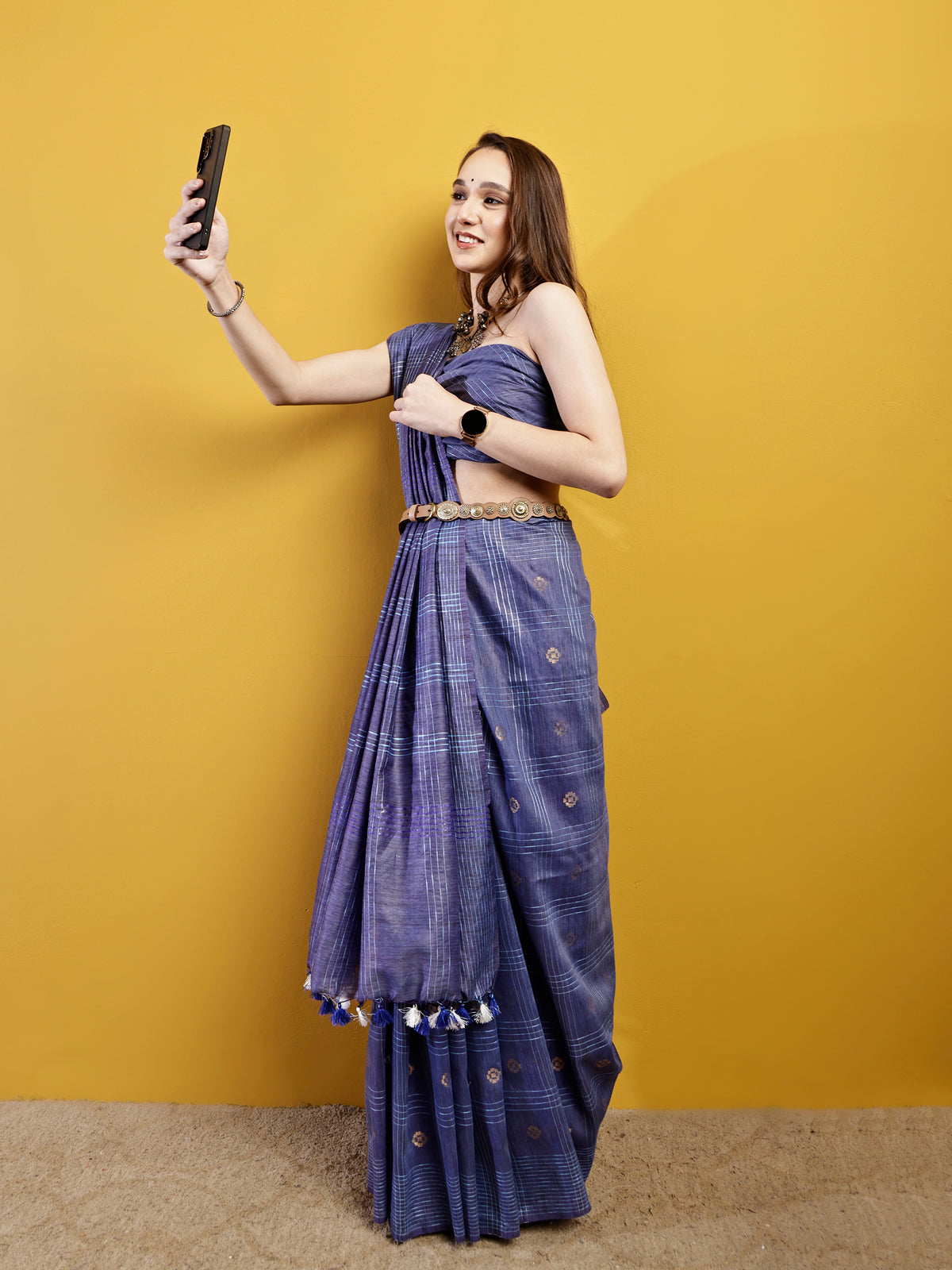 Handloom Saree-Neelika